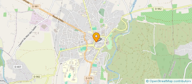 localisation de l'entreprise VERSION 2  UZES