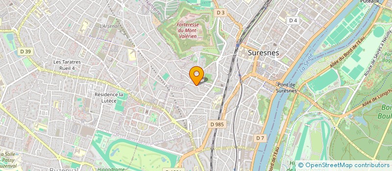 localisation de l'entreprise VERSION 360 à SURESNES