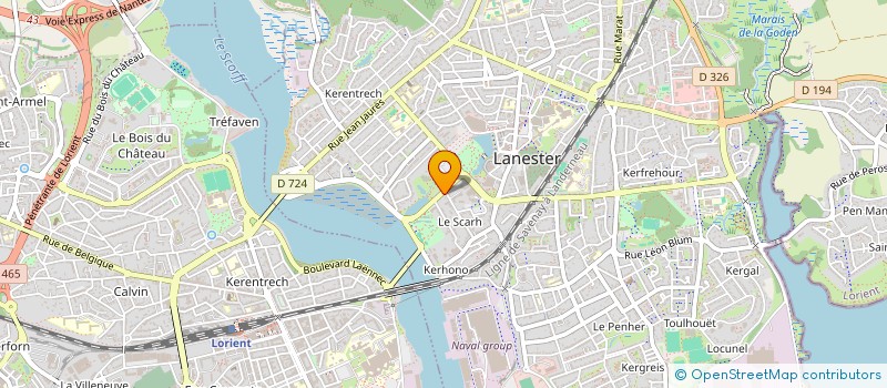 localisation de l'entreprise VERSION' A  LANESTER