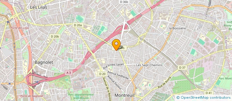localisation de l'entreprise VERSION BRONZE à MONTREUIL