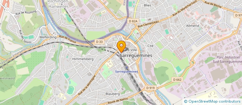 localisation de l'entreprise VERSION CUISINE à SARREGUEMINES