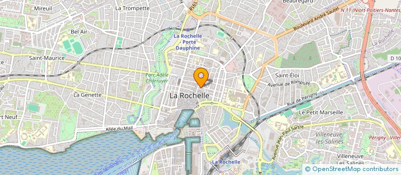 localisation de l'entreprise VERSION DANSE  LA ROCHELLE