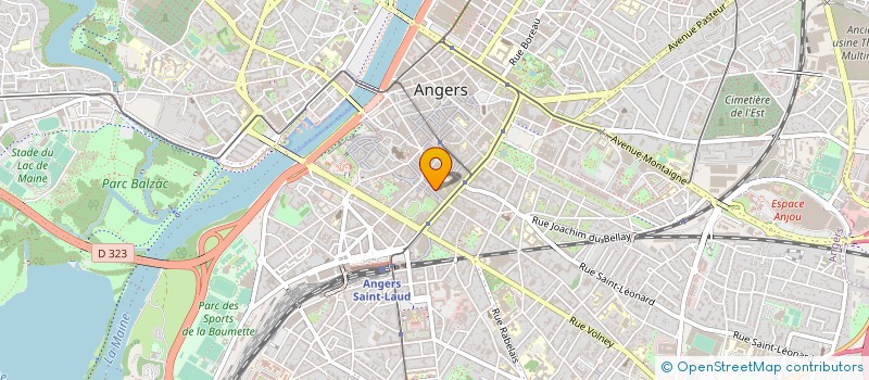 localisation de l'entreprise VERSION FEMININ à ANGERS