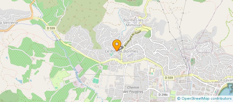 localisation de l'entreprise VERSION HABITAT à BORMES-LES-MIMOSAS