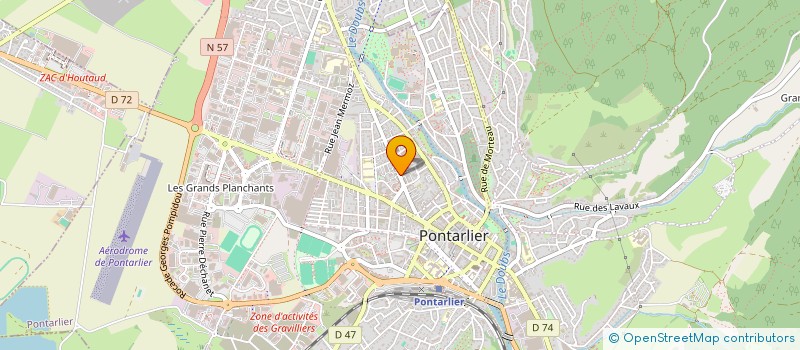 localisation de l'entreprise VERSION IMMO  PONTARLIER