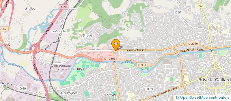 localisation de l'entreprise VERSION LIBRE IXT à BRIVE-LA-GAILLARDE