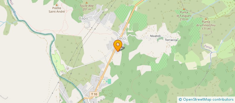 localisation de l'entreprise VERSION LODGE  LECCI