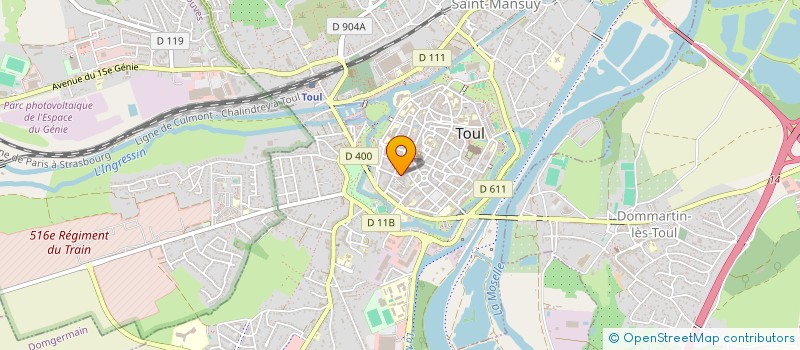 localisation de l'entreprise VERSION ORIGINALE à TOUL