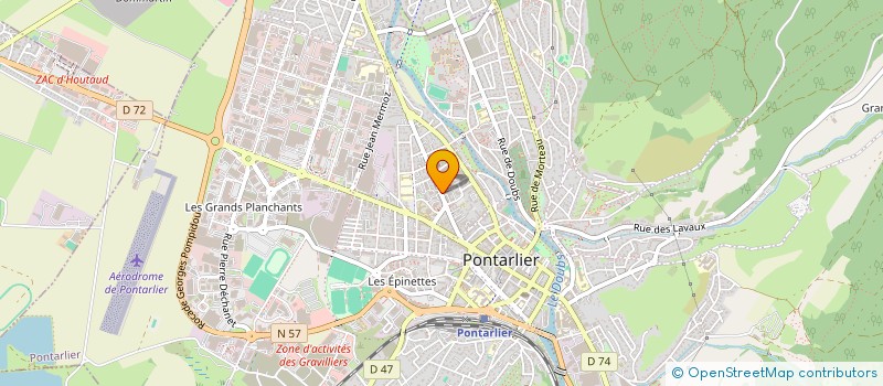 localisation de l'entreprise VERSION ORIGINALE à PONTARLIER