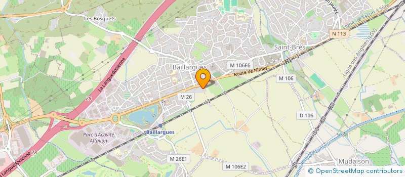 localisation de l'entreprise VERSION-PRO à BAILLARGUES