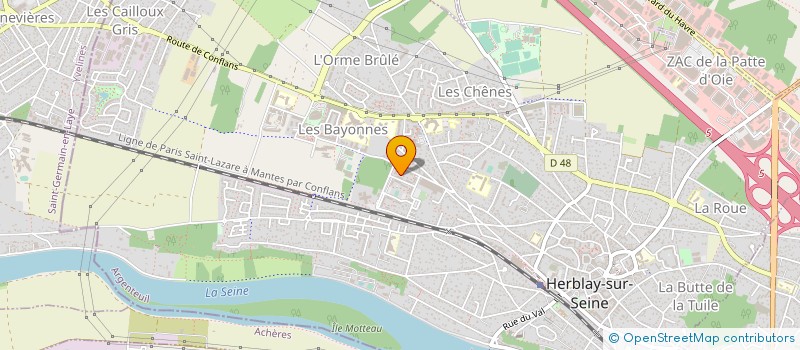 localisation de l'entreprise VERSION REELLE SECURITE PRIVEE à HERBLAY-SUR-SEINE