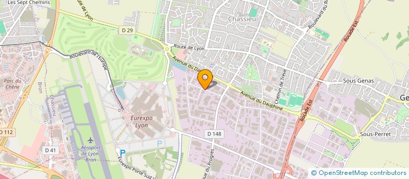 localisation de l'entreprise VERSION SPORT  CHASSIEU