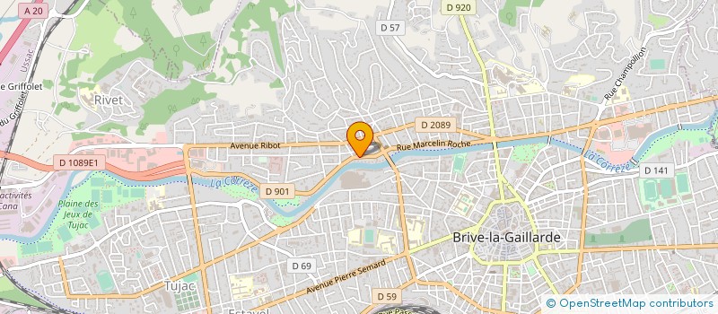 localisation de l'entreprise VERSIONS BOIS  BRIVE-LA-GAILLARDE