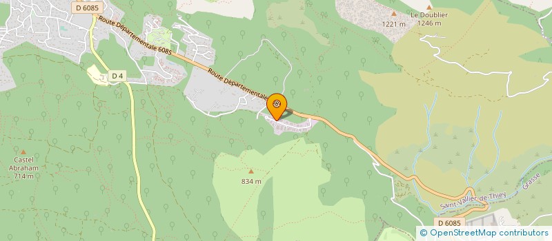 localisation de l'entreprise VERSIONS ORIGINALES AROMATIQUES  SAINT-VALLIER-DE-THIEY