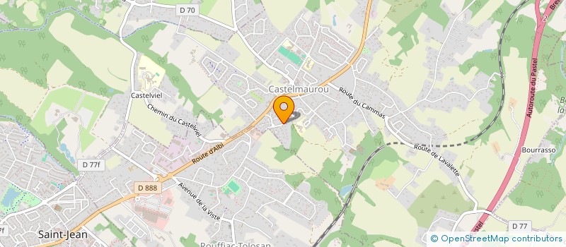 localisation de l'entreprise VERSITU  CASTELMAUROU