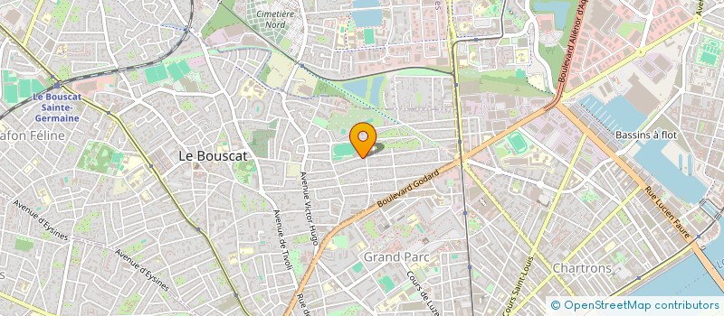 localisation de l'entreprise VERSIUM  LE BOUSCAT