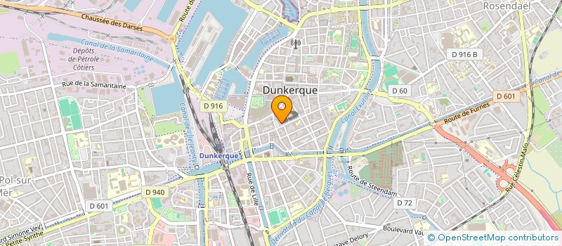 localisation de l'entreprise VERSLYPE à DUNKERQUE