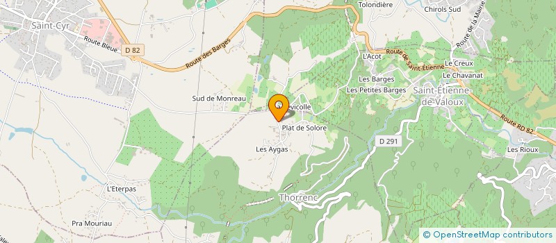 localisation de l'entreprise VERSO CNC à THORRENC