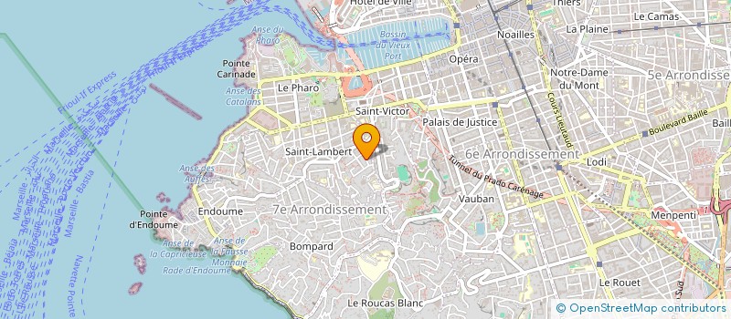 localisation de l'entreprise VERSO LEVANTE  MARSEILLE