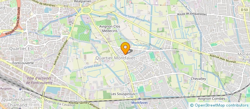 localisation de l'entreprise VERSO SIGNALETIQUE MULTISERVICES  AVIGNON