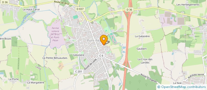 localisation de l'entreprise VERSOCAN  PONT-PEAN