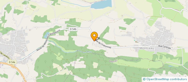 localisation de l'entreprise VERSOIR NORD ISERE  RUY-MONTCEAU