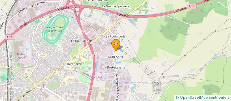 localisation de l'entreprise VERSOO  VERRIERES-EN-ANJOU