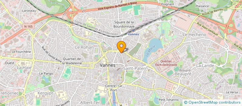 localisation de l'entreprise VERSORECTO à VANNES
