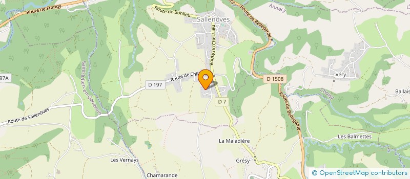 localisation de l'entreprise VERSOZEN  SALLENOVES