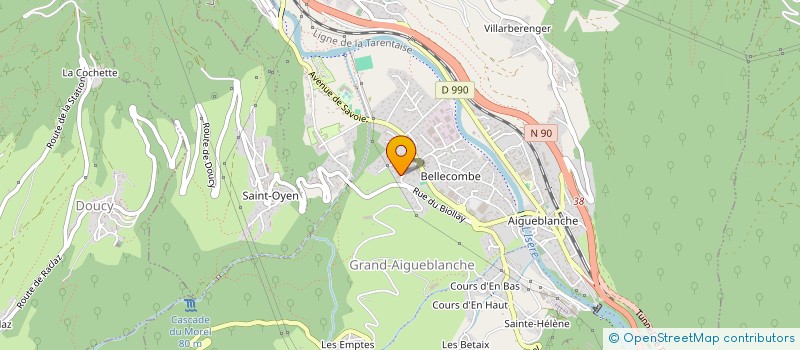 localisation de l'entreprise VERSPI COURCHEVEL  GRAND-AIGUEBLANCHE