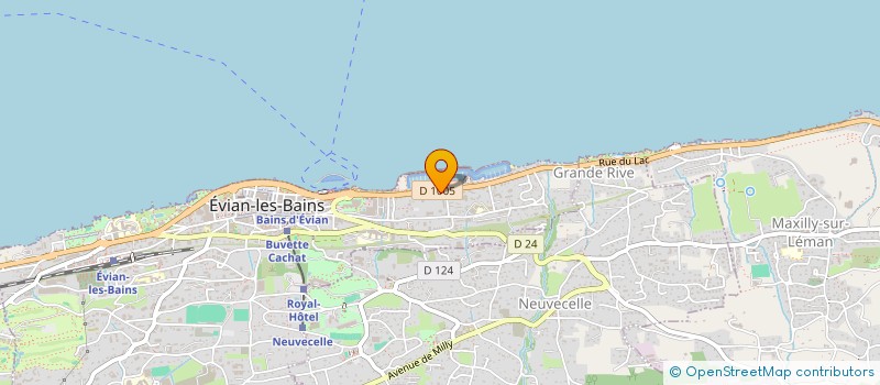 localisation de l'entreprise VERSTAT  EVIAN-LES-BAINS