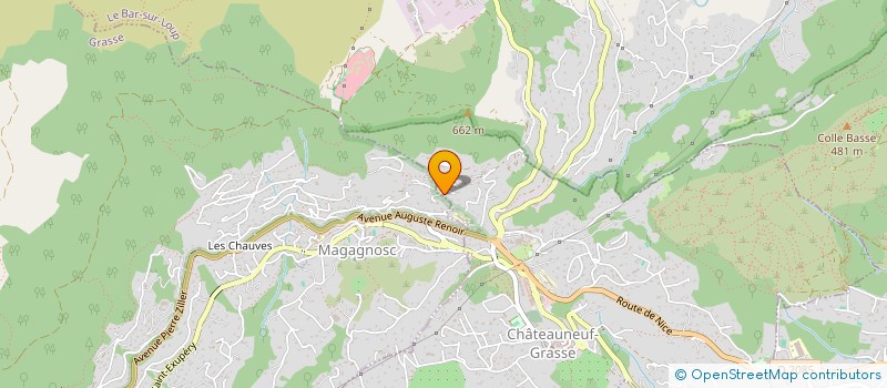 localisation de l'entreprise VERSTER & CO  CHATEAUNEUF-GRASSE