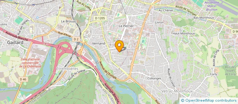 localisation de l'entreprise VERSTERREN POELE CHEMINEE ET ENTRETIEN à ANNEMASSE