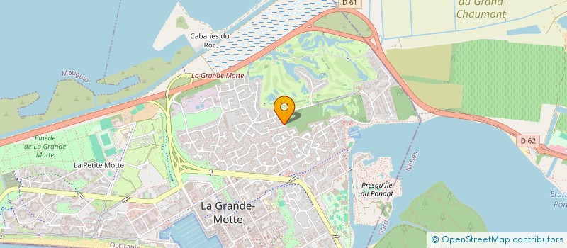 localisation de l'entreprise VERSUS 1  LA GRANDE-MOTTE