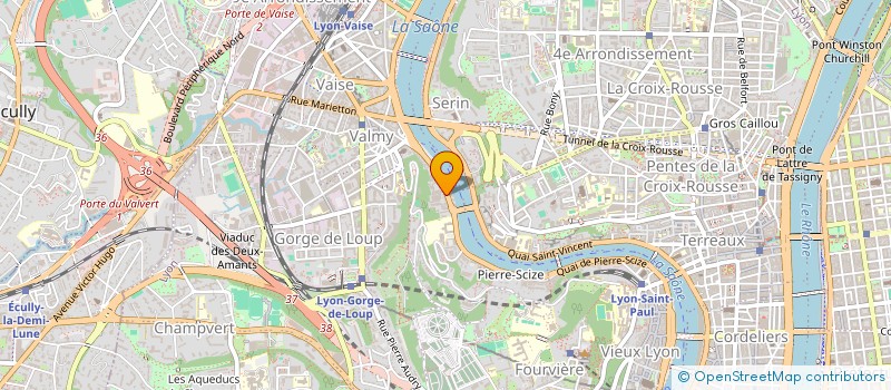 localisation de l'entreprise VERSUS à LYON