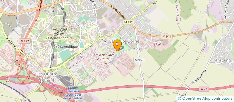 localisation de l'entreprise VERSUS  RONCHIN