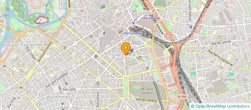 localisation de l'entreprise VERSUS à LILLE