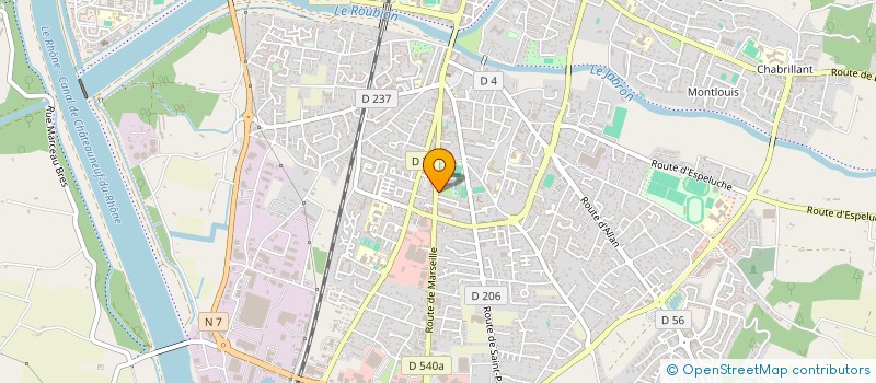 localisation de l'entreprise VERSUS  MONTELIMAR