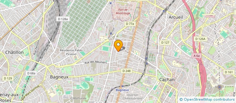 localisation de l'entreprise VERSUS à BAGNEUX