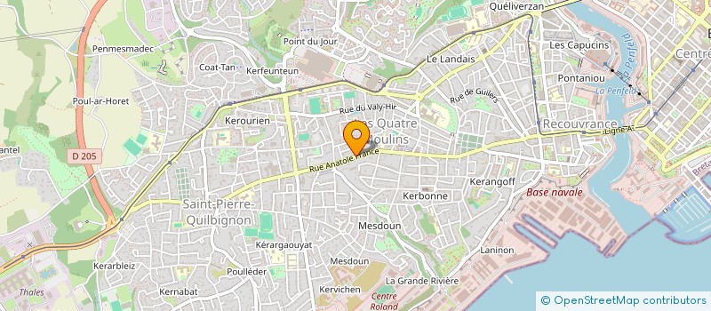 localisation de l'entreprise VERSUS - ARCHITECTES à BREST