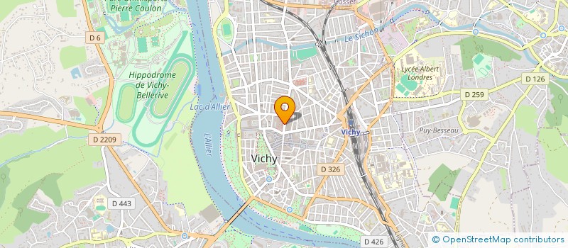 localisation de l'entreprise VERSUS CDJ - COMMISSAIRES DE JUSTICE ASSOCIES à VICHY