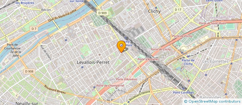 localisation de l'entreprise VERSUS CLINICAL RESEARCH SERVICES à LEVALLOIS-PERRET