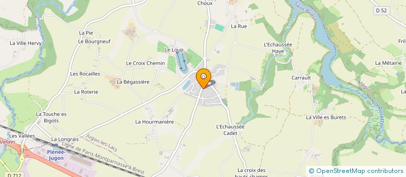 localisation de l'entreprise VERSUS DESIGN à JUGON-LES-LACS