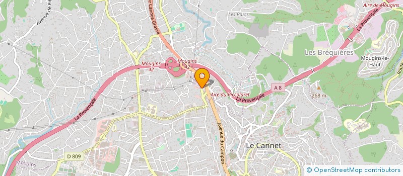 localisation de l'entreprise VERSUS INGENIERIE CONSULTING à MOUGINS