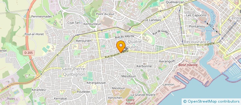 localisation de l'entreprise VERSUS MOBILIER à BREST