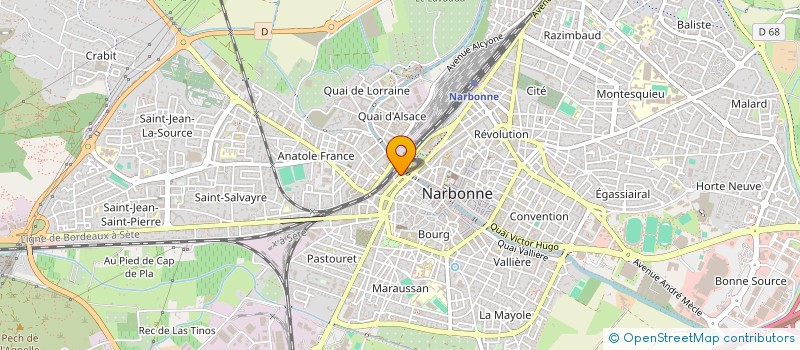 localisation de l'entreprise VERSUS PRO à NARBONNE