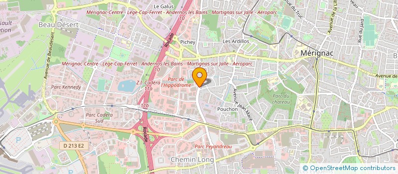 localisation de l'entreprise VERSUSMOBILI à MERIGNAC