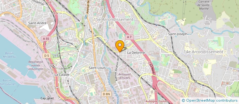 localisation de l'entreprise VERSY à MARSEILLE