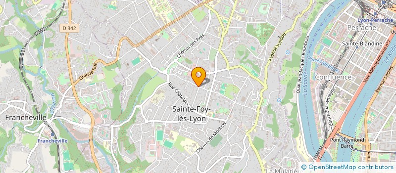 localisation de l'entreprise VERT A SOI à SAINTE-FOY-LES-LYON