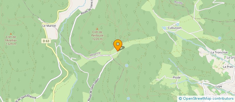 localisation de l'entreprise VERT-ANES  VERANNE